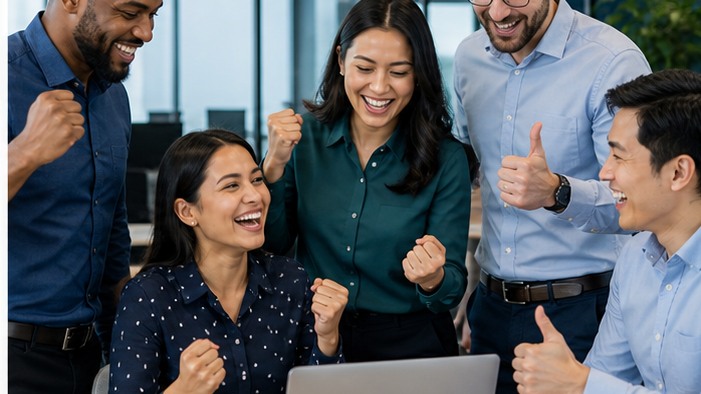 Business support team visual